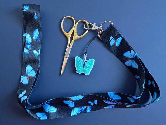 Butterfly Lanyard Scissor Protector Set