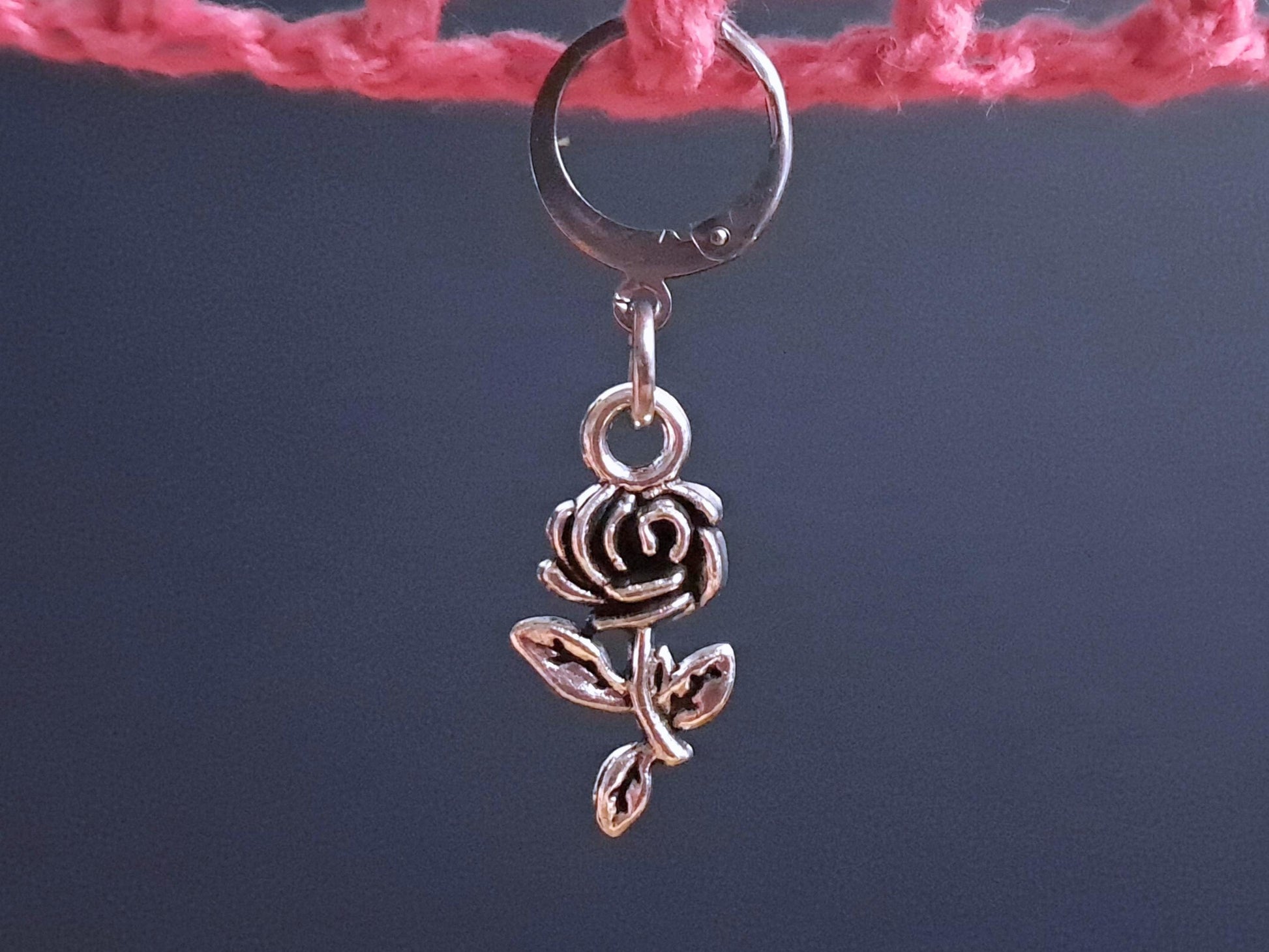 Rose Stitch Marker