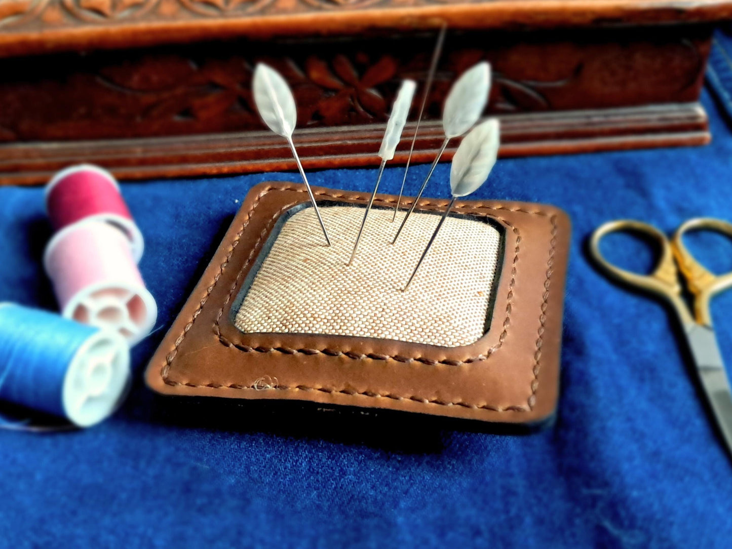 Leather Pin Cushion