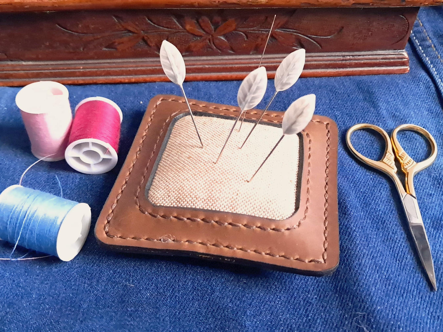 Leather Pin Cushion