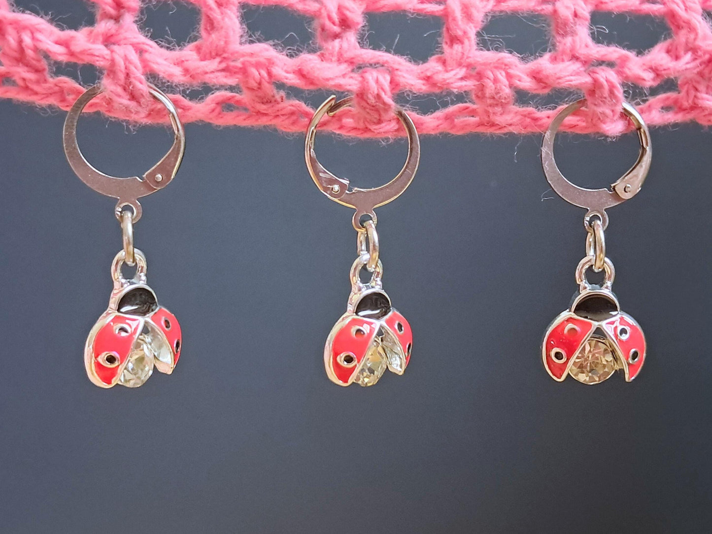 Ladybird Stitch Marker