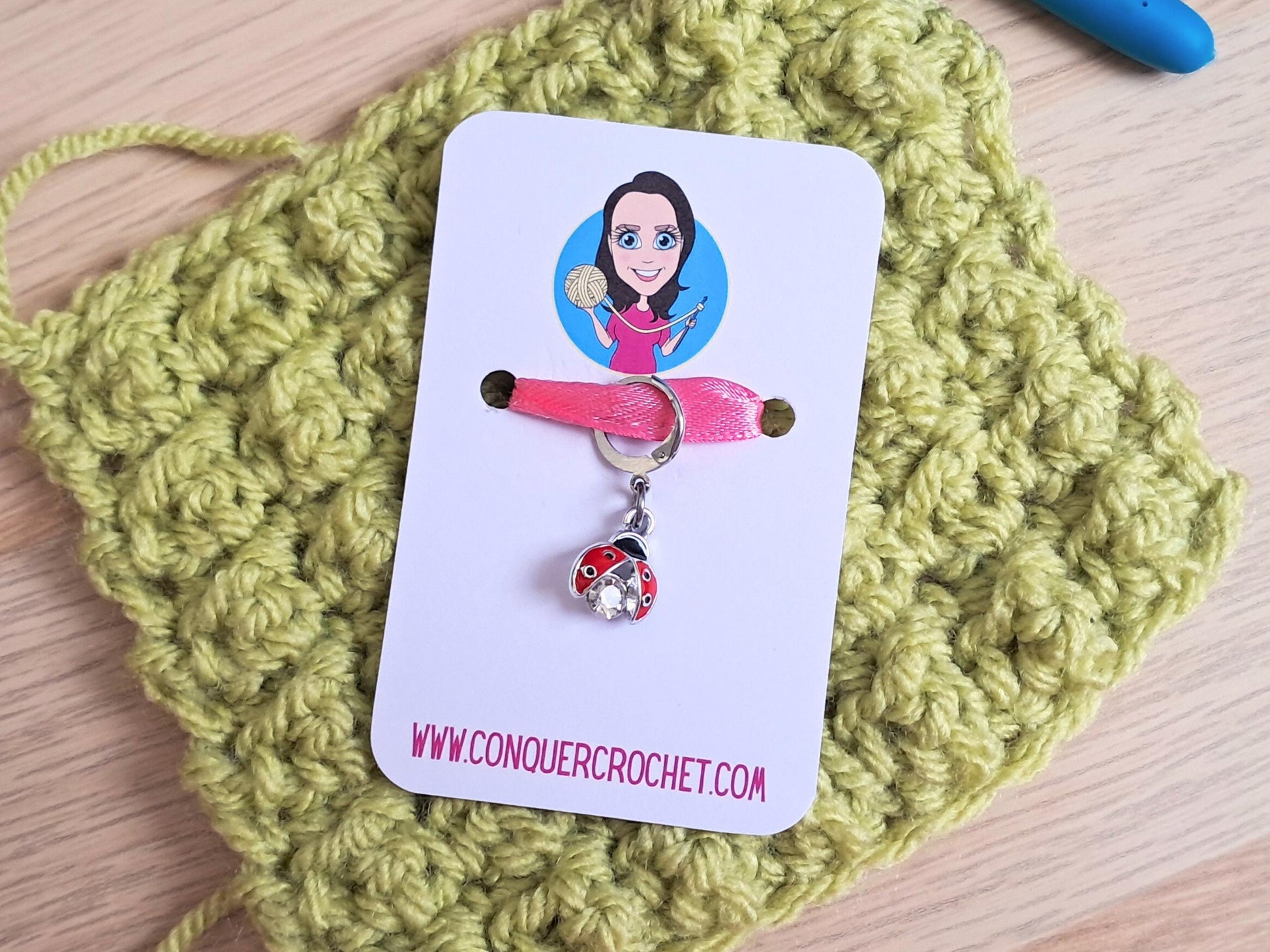 Ladybird Stitch Marker
