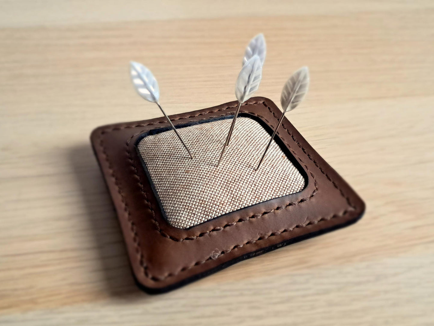 Leather Pin Cushion