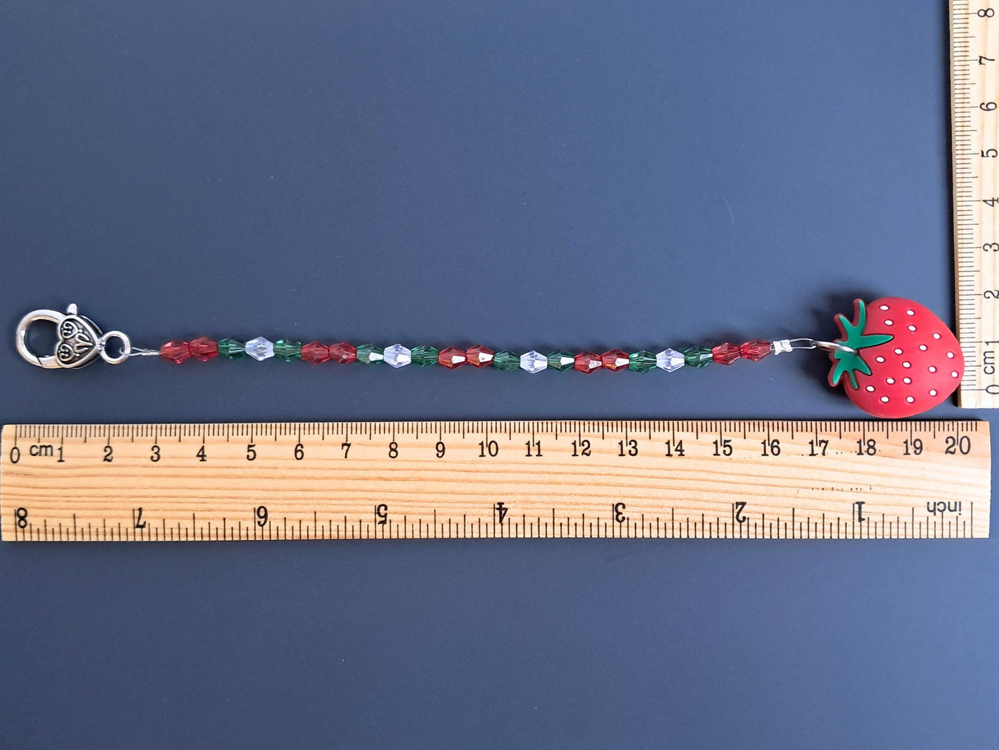 Strawberry Scissor Fob with Scissor Protection