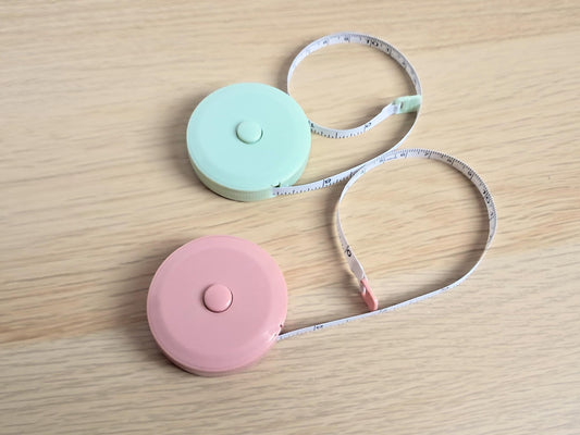 Pastel Retractable Soft Tape Measure