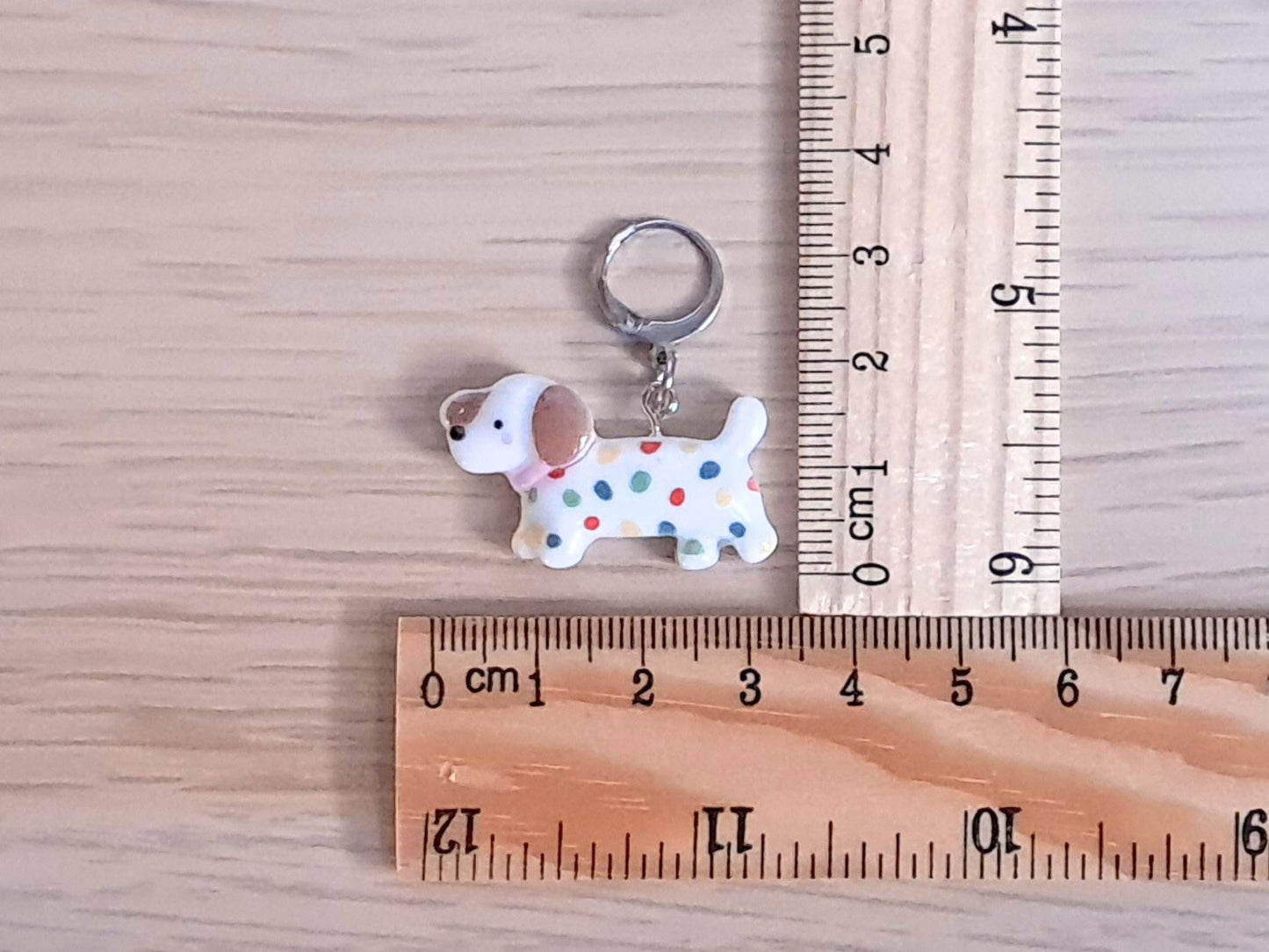Dachshund Dog Kawaii Resin Stitch Marker