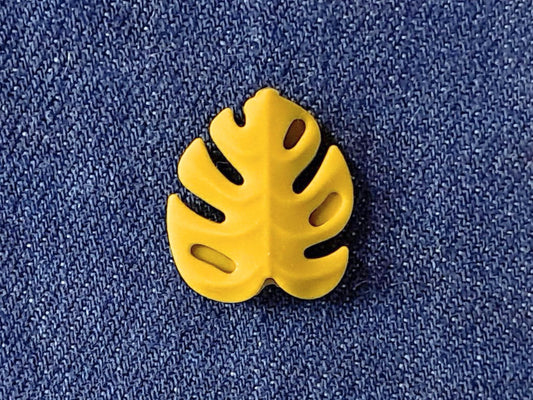 Monstera Leaf Silicone Bead Stitch Stopper