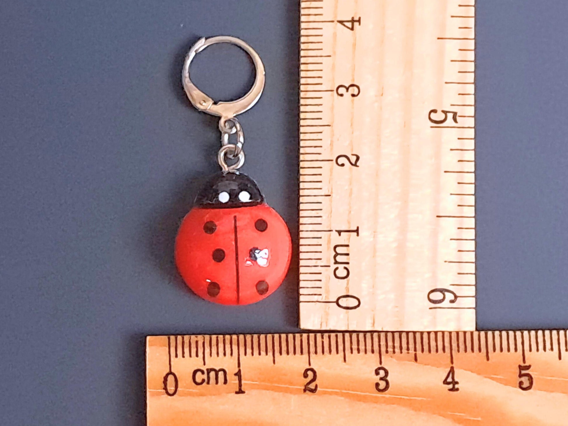 Ladybird Stitch Marker
