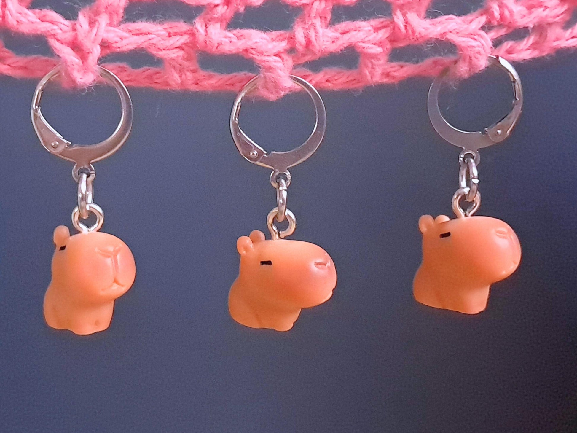 Capybara Stitch Marker