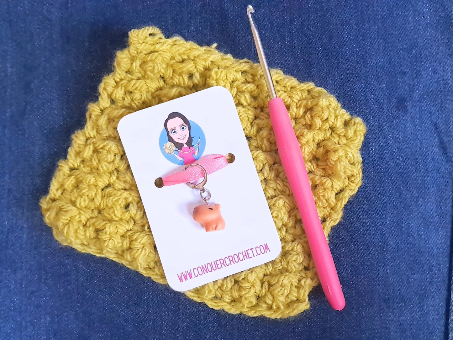 Capybara Stitch Marker