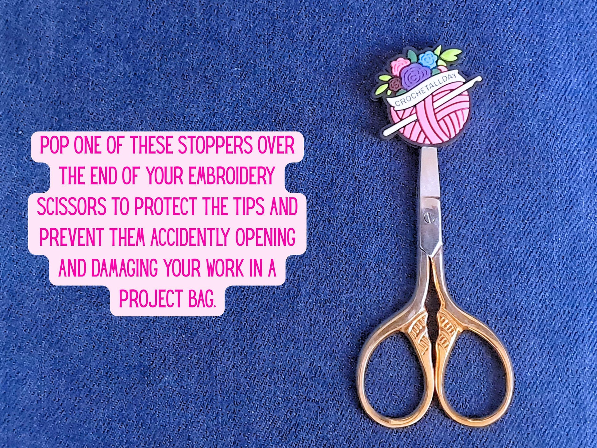 Crochet All Day Yarn And Crochet Hook Stitch Stopper