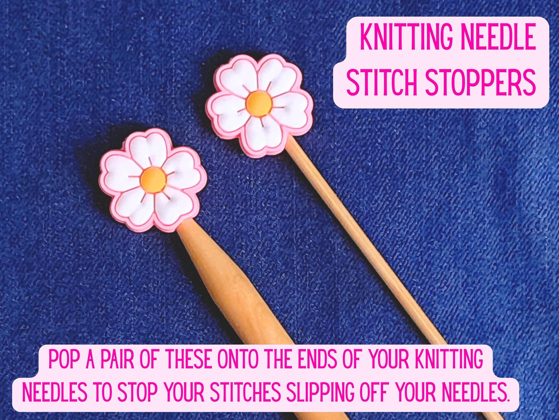 Flower Silicone Bead Stitch Stopper