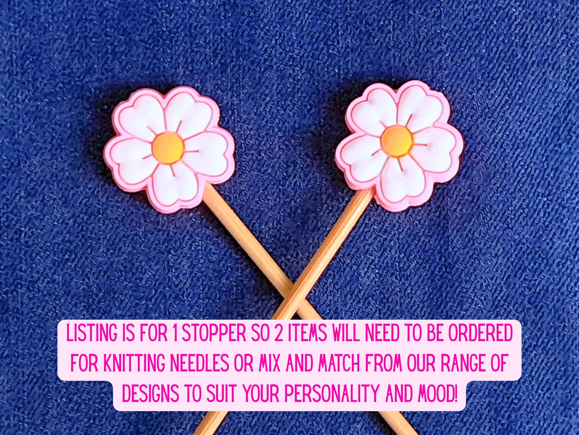 Flower Silicone Bead Stitch Stopper