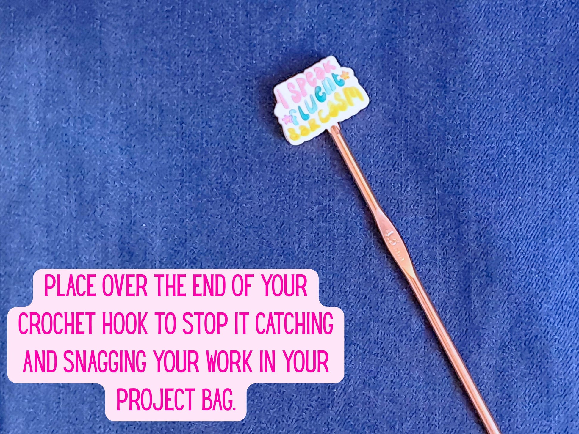 Funny Sarcasm Quote Silicone Bead Stitch Stopper