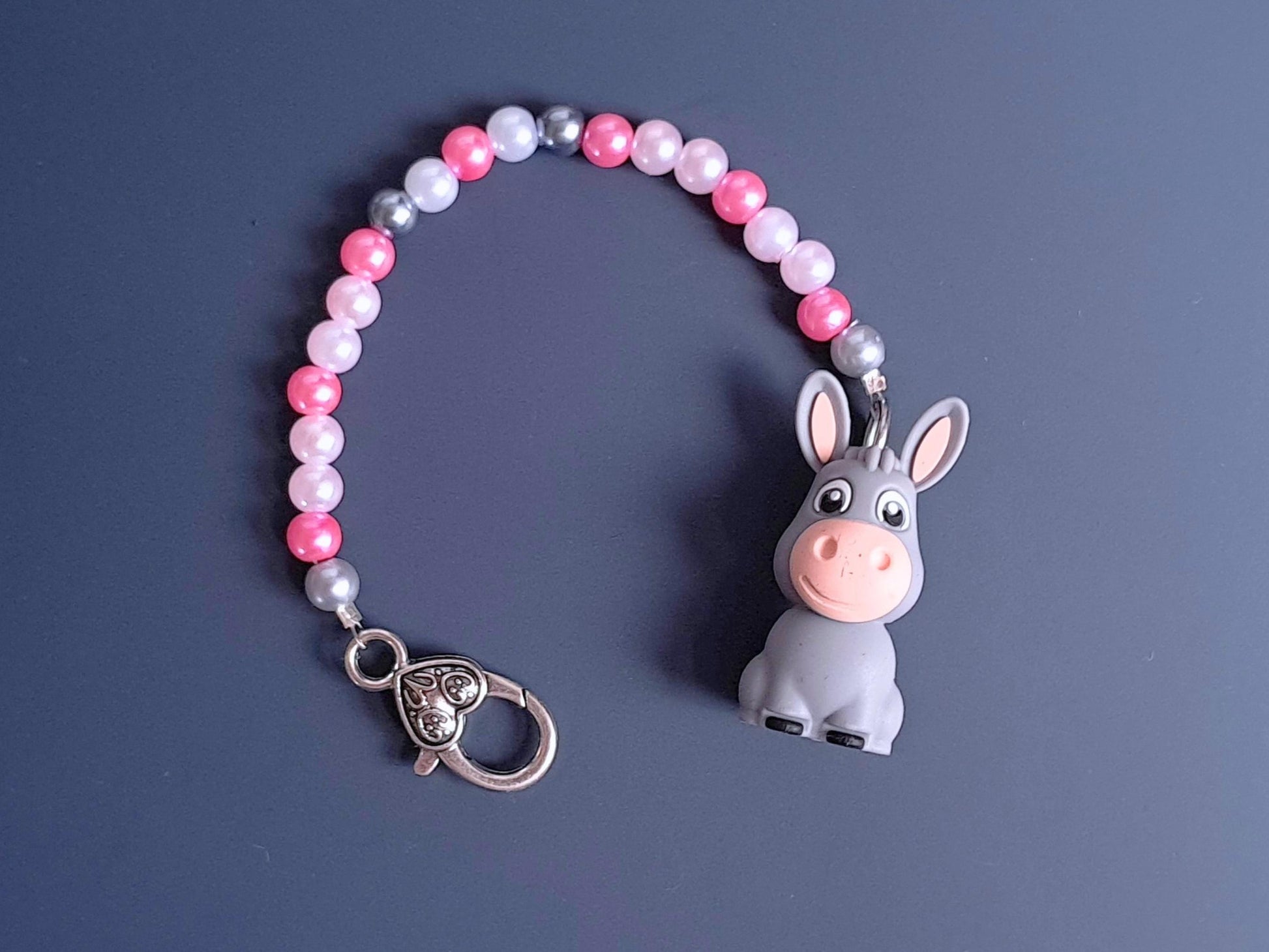 Donkey Scissor Fob with Protection Bead