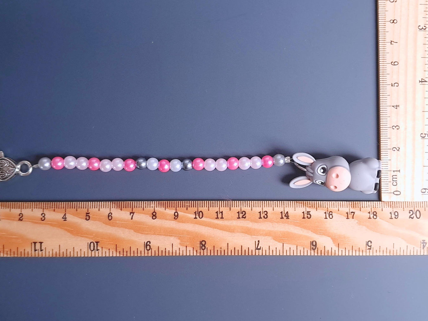 Donkey Scissor Fob with Protection Bead