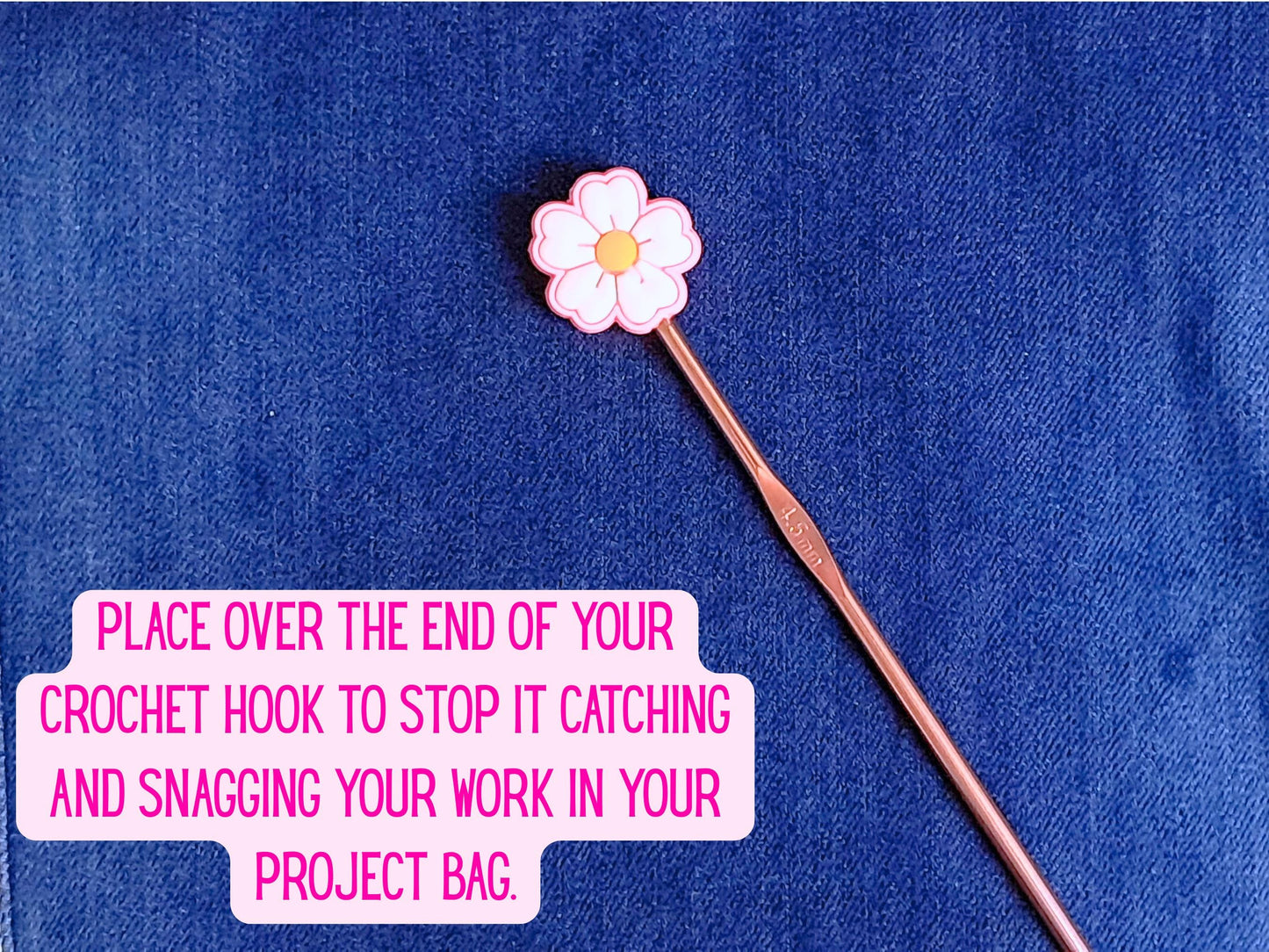 Flower Silicone Bead Stitch Stopper