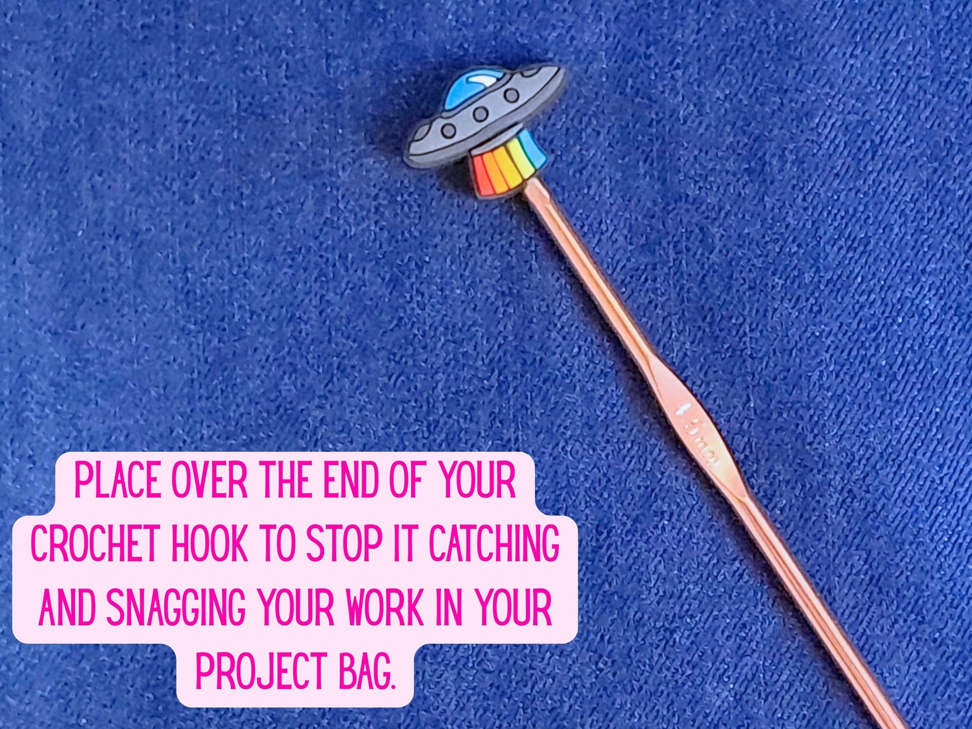 Spaceship Silicone Bead Stitch Stopper