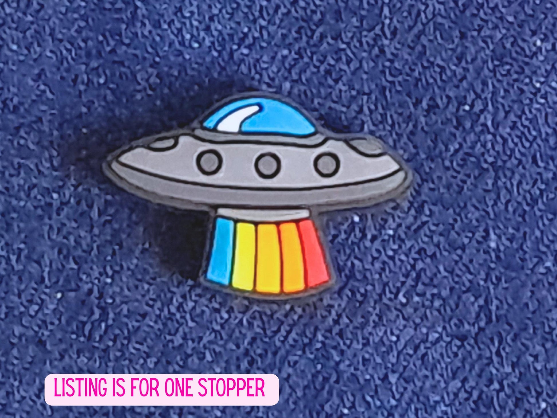 Spaceship Silicone Bead Stitch Stopper