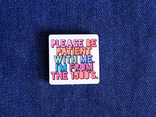 Funny 1900s Quote Silicone Bead Stitch Stopper