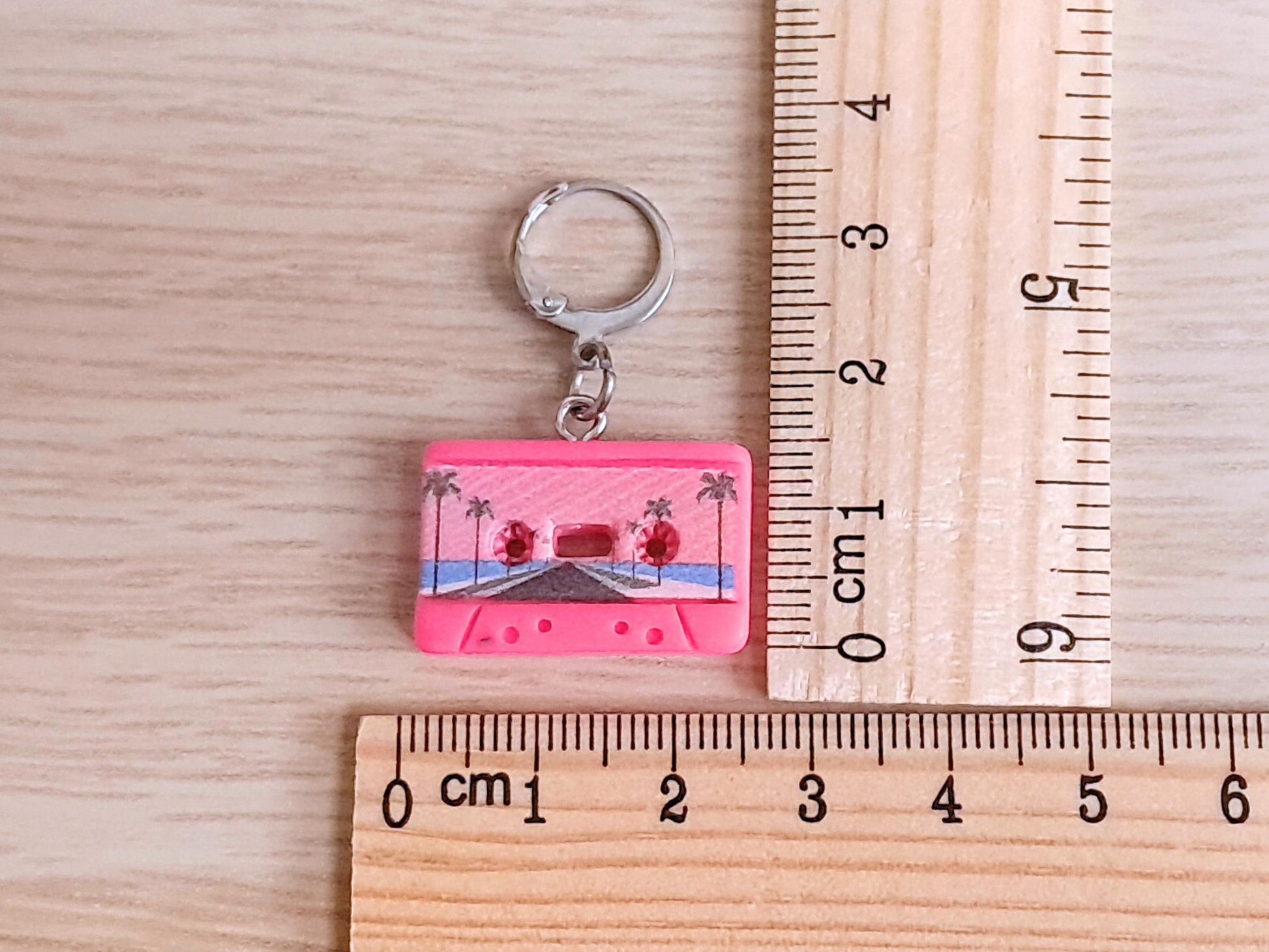 Retro Cassette Music Tape Stitch Marker