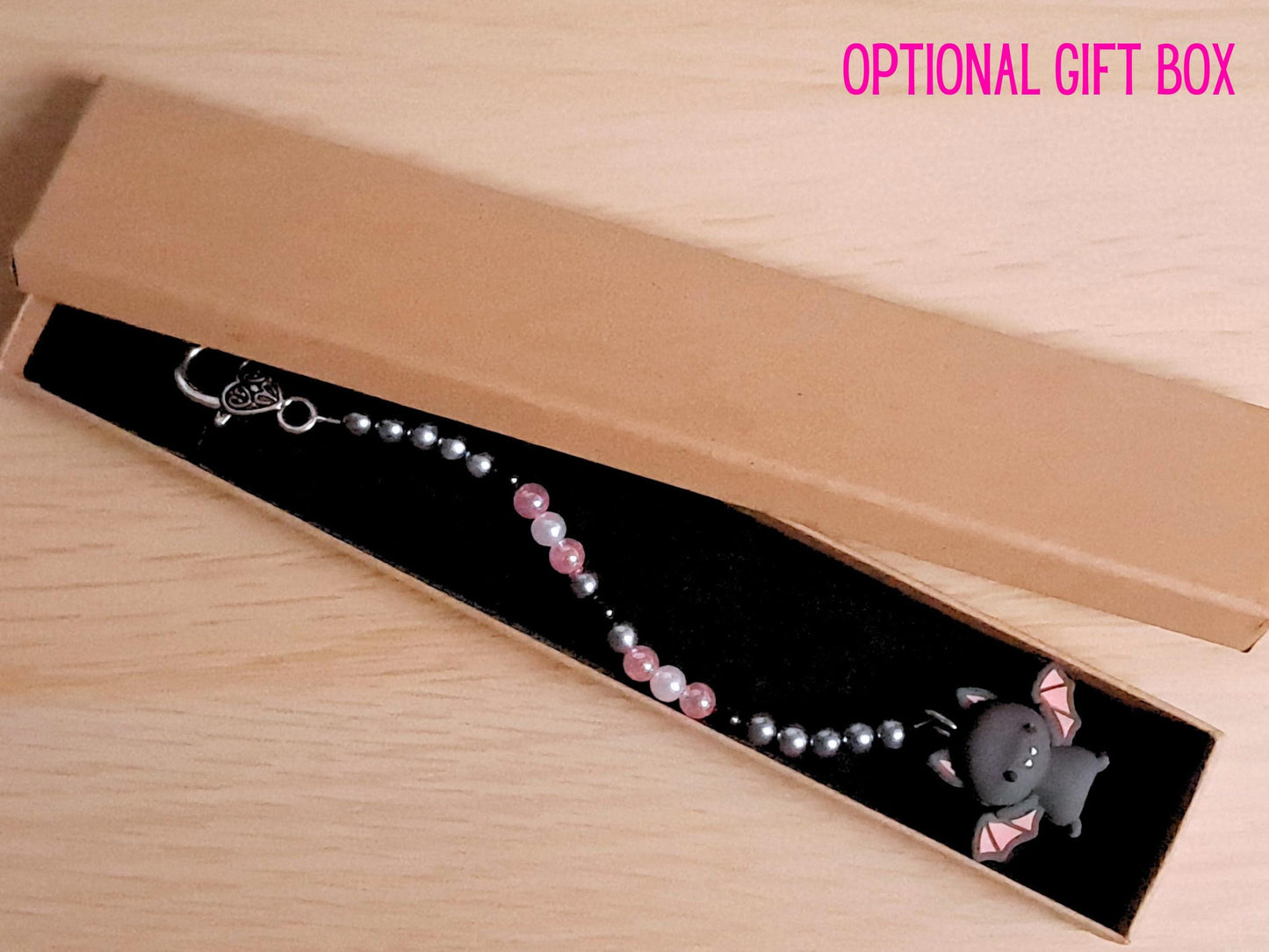 Cute Bat Scissor Fob with Protection Bead