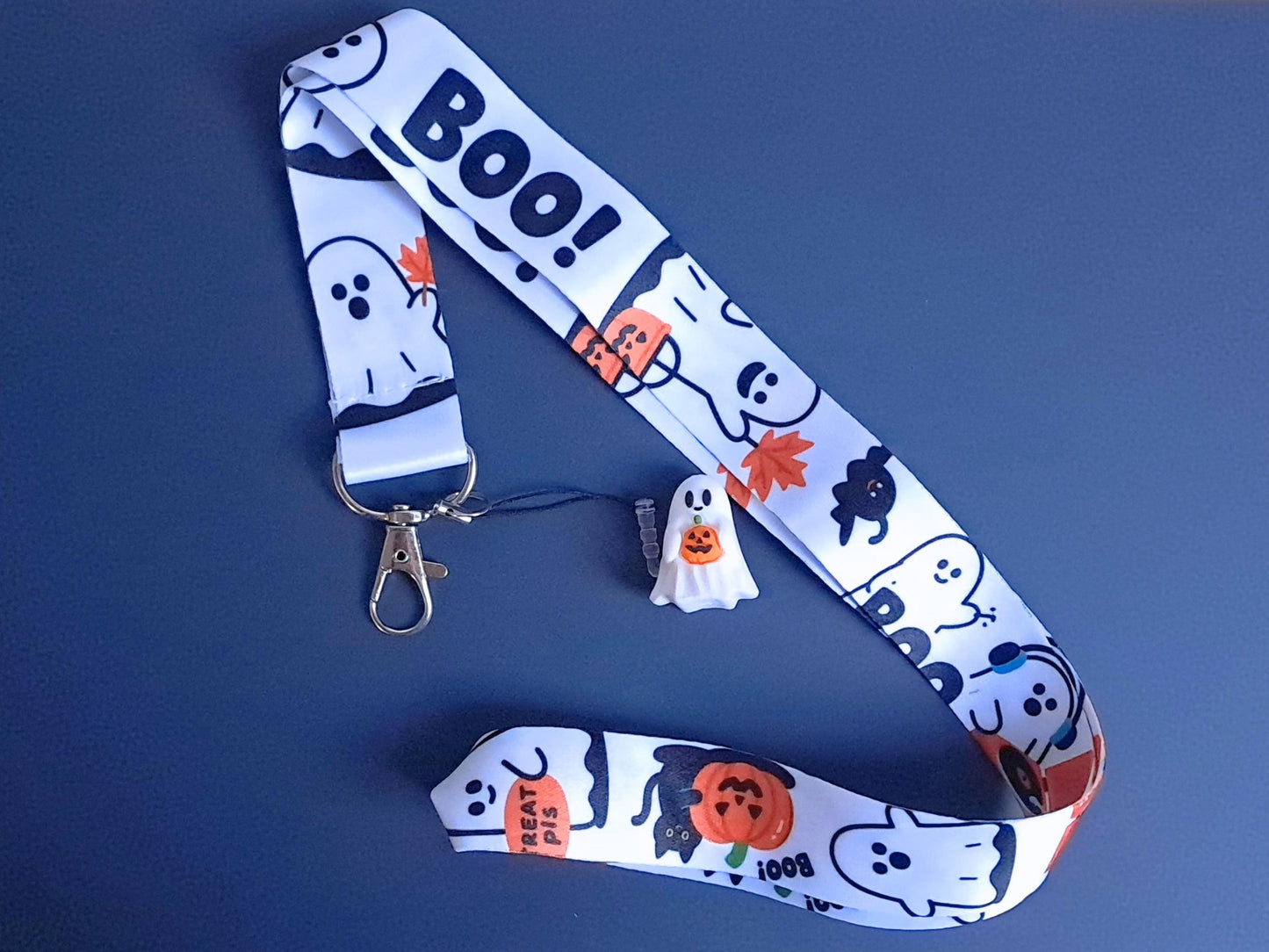 Halloween Ghost Lanyard Scissor Protector Set