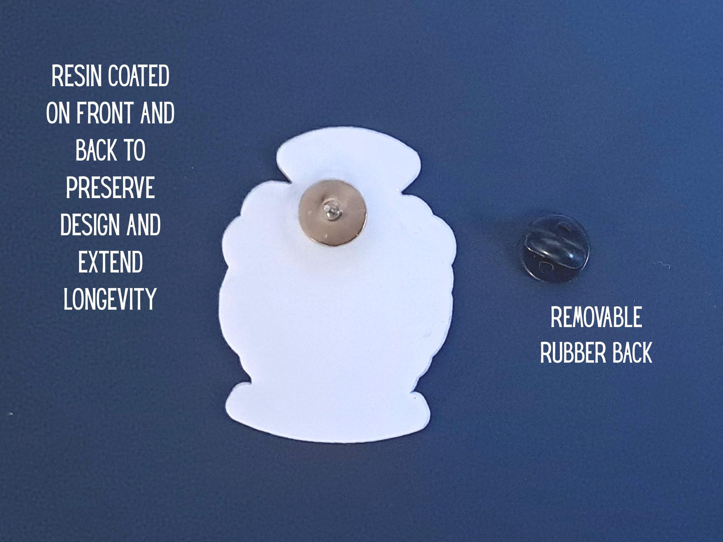 Funny Crochet Pin Badge