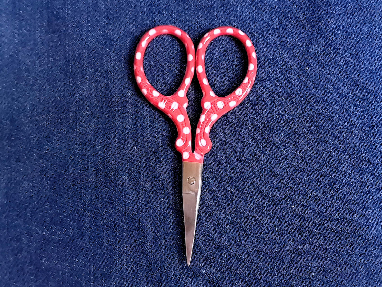 Red Polka Dot Embroidery Scissors