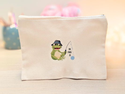 Oh Frog it Crochet Knitting Notions Pouch