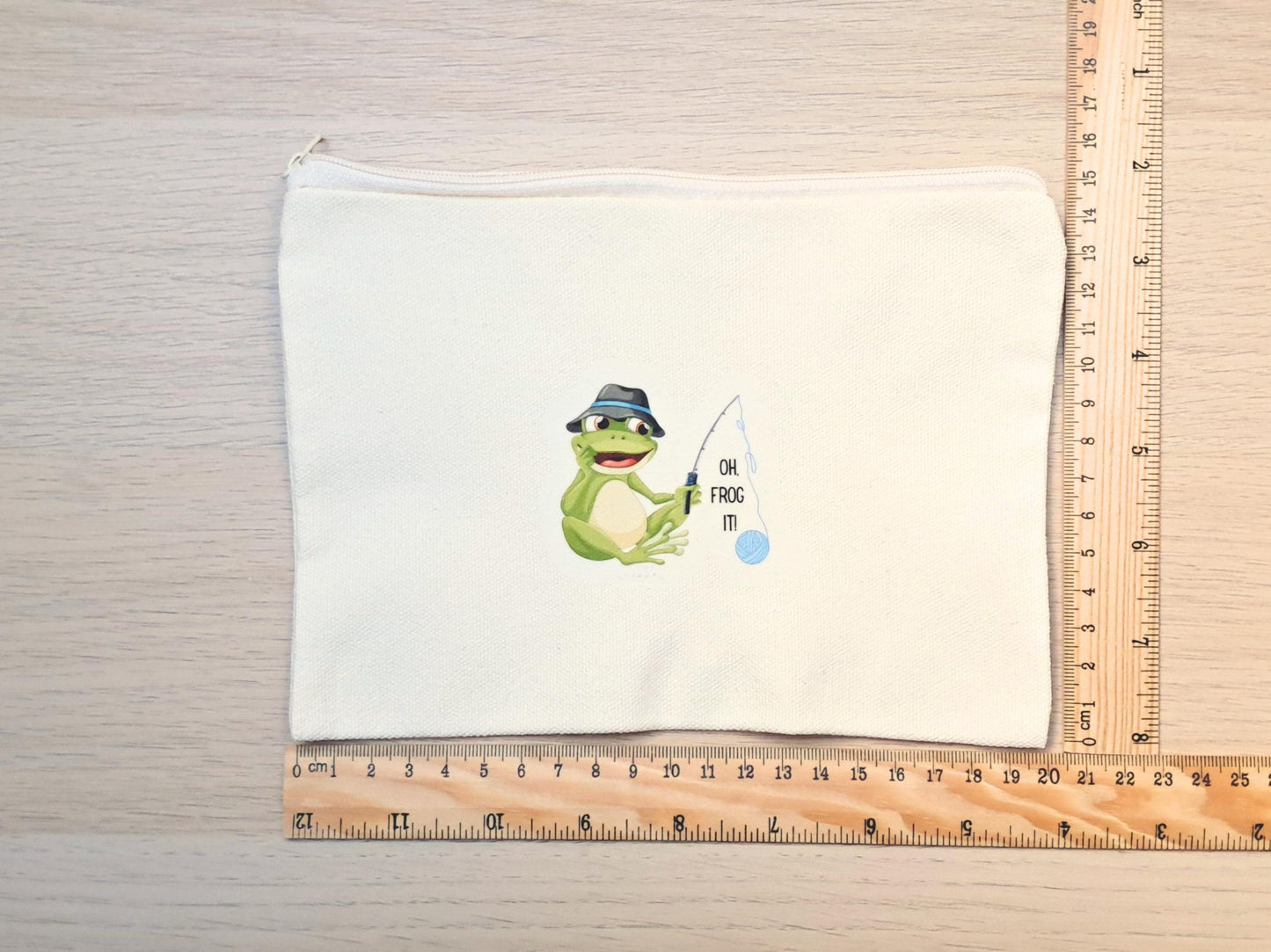 Oh Frog it Crochet Knitting Notions Pouch