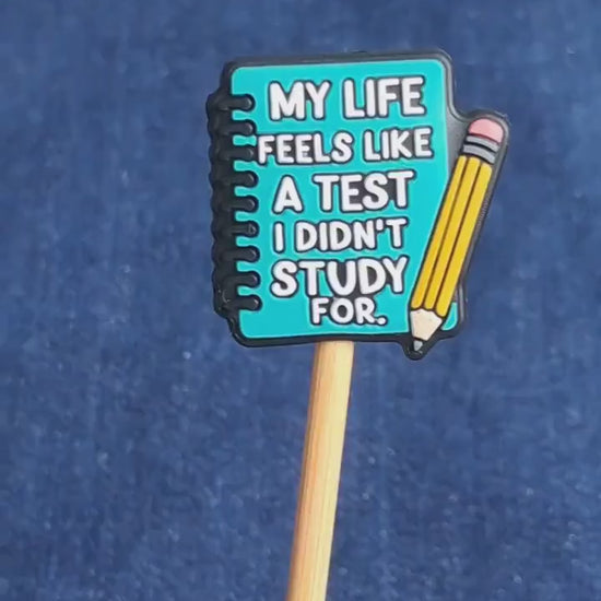 Funny Quote Silicone Bead Stitch Stopper, Scissor Protector, Knitting Needle Stopper, Crochet Project Saver, WIP Bag Tools Notion, Fiber Art
