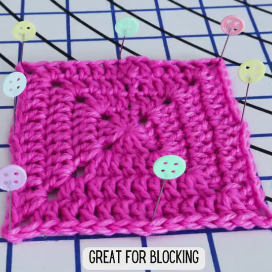 Pretty bird blocking pins