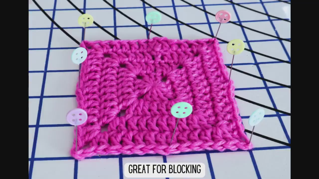 Pretty bird blocking pins