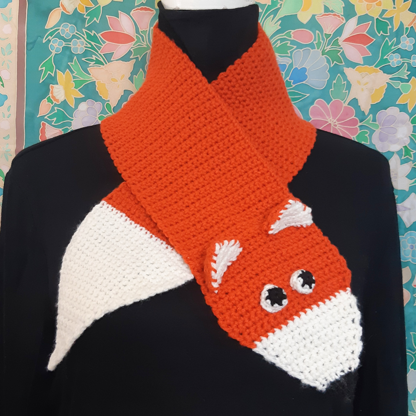 Fox Scarf Crochet Pdf Pattern